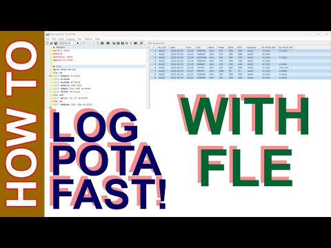 Fast POTA Logs with Fast Log Entry #pota