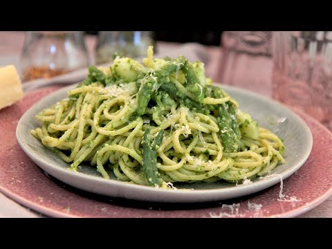 Trenette al Pesto (Pasta from the Movie Luca)