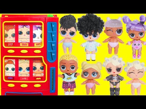 LOL Surprise Dolls Vending Machine with Lils Fuzzy Pets | Toy Egg Videos - UCcUYGJmWfnkIyE36wss_nAw
