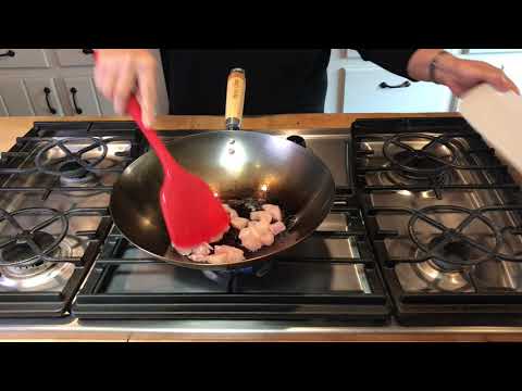 Wok - 12" Carbon Steel Stir Fry Pan Wok - Helen Chen's Asian Kitchen