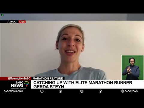 In discussion with Elite marathon runner Gerda Steyn