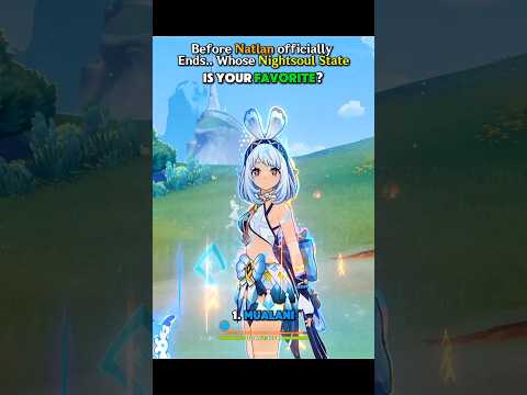 Before Natlan OFFICIALLY ENDS.. Whose Nightsoul State Is Your FAVORITE? - Genshin Impact #shorts