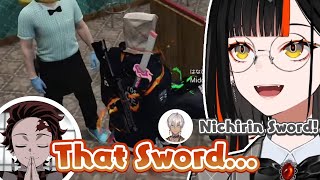 Tanjiro Notices Hanabi's Sword [VSPO ENG Sub - Choya Hanabi]