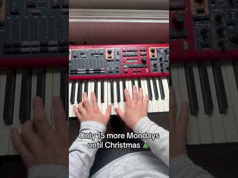 only 15 more mondays… #piano #jazz #christmas #pianocover #chords #chord #keyboard #pianomusic