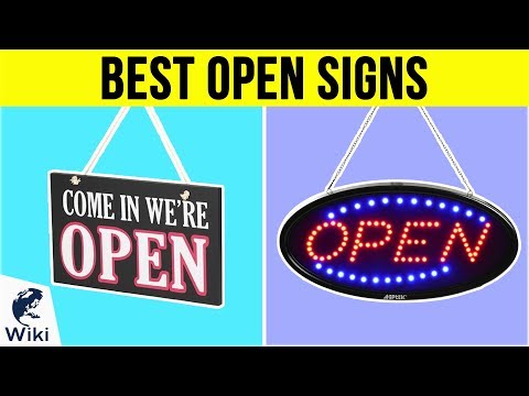 10 Best Open Signs 2019 - UCXAHpX2xDhmjqtA-ANgsGmw