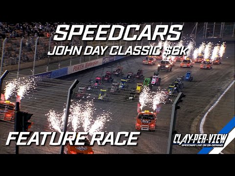 Speedcars | John Day Classic - Perth Motorplex - 3rd Dec 2022 | Clay-Per-View Highlights - dirt track racing video image