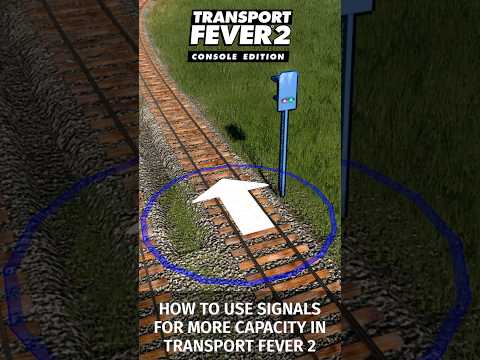 How to use signals in #transportfever2 #shorts