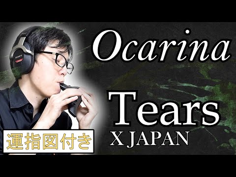 【Cover】Tears - X JAPAN（オカリナ演奏）Night by Noble プラ AC管