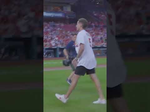 Binnington throws out first pitch