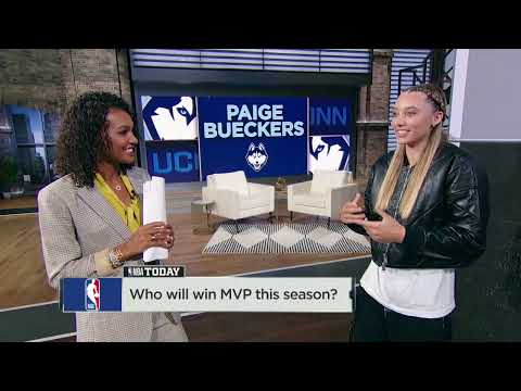 Ja Morant for MVP and the Warriors to win the NBA Title  - Paige Bueckers | NBA Today video clip