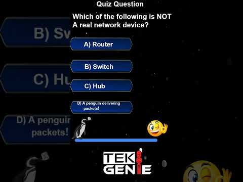“Funny Networking Quiz 😄 | Which is NOT a Real Network Device? #shorts #ccna”