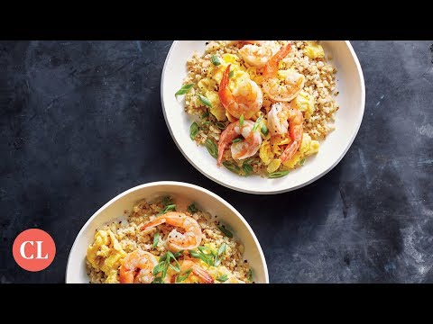 Shrimp Fried Cauliflower Rice | Cooking Light