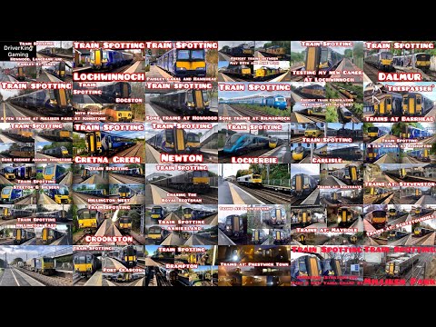 DriverKing’s train spotting adventures compilation 2021!