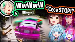 Cecilia Surprising HoloJP With Her Chaotic Driving Skills Is Too Funny
