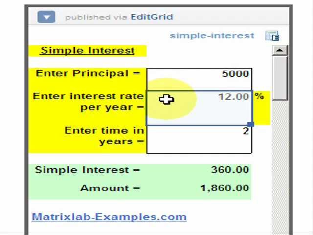 How to Calculate Simple Interest on a Loan