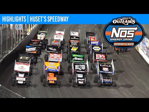 World of Outlaws NOS Energy Drink Sprint Cars | Huset’s Speedway | June 20, 2025 | HIGHLIGHTS - dirt track racing video image