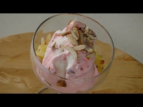 Stewed Fruits with Roasted Almond Ice Cream | Sanjeev Kapoor Khazana - UCmoX4QULJ9MB00xW4coMiOw