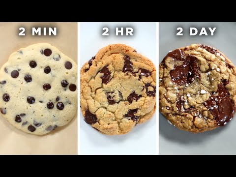 2-Minute Vs. 2-Hour Vs. 2-Day Cookie • Tasty - UCJFp8uSYCjXOMnkUyb3CQ3Q