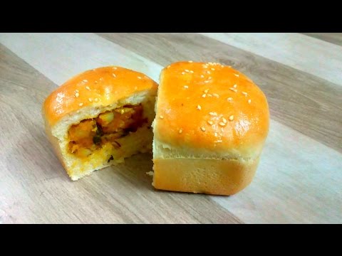 Masala Bun | Masala Bread Rolls | Tiffin Treats | Potato Stuffed Masala Buns