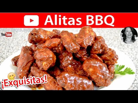 ALITAS BARBECUE BBQ WINGS | Vicky Receta Facil - UCewhO42h_TIKZdntpI-v39g