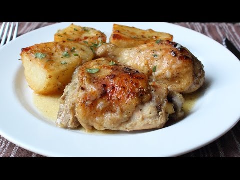 Greek Lemon Chicken & Potatoes Recipe - How to Make Greek Lemon, Garlic & Herb Chicken and Potatoes - UCRIZtPl9nb9RiXc9btSTQNw