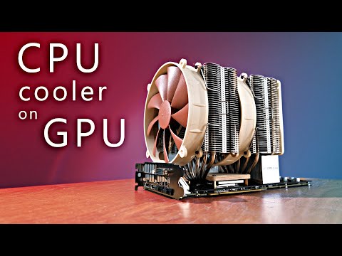 CPU cooler on GPU - superb performance! - UCUQo7nzH1sXVpzL92VesANw