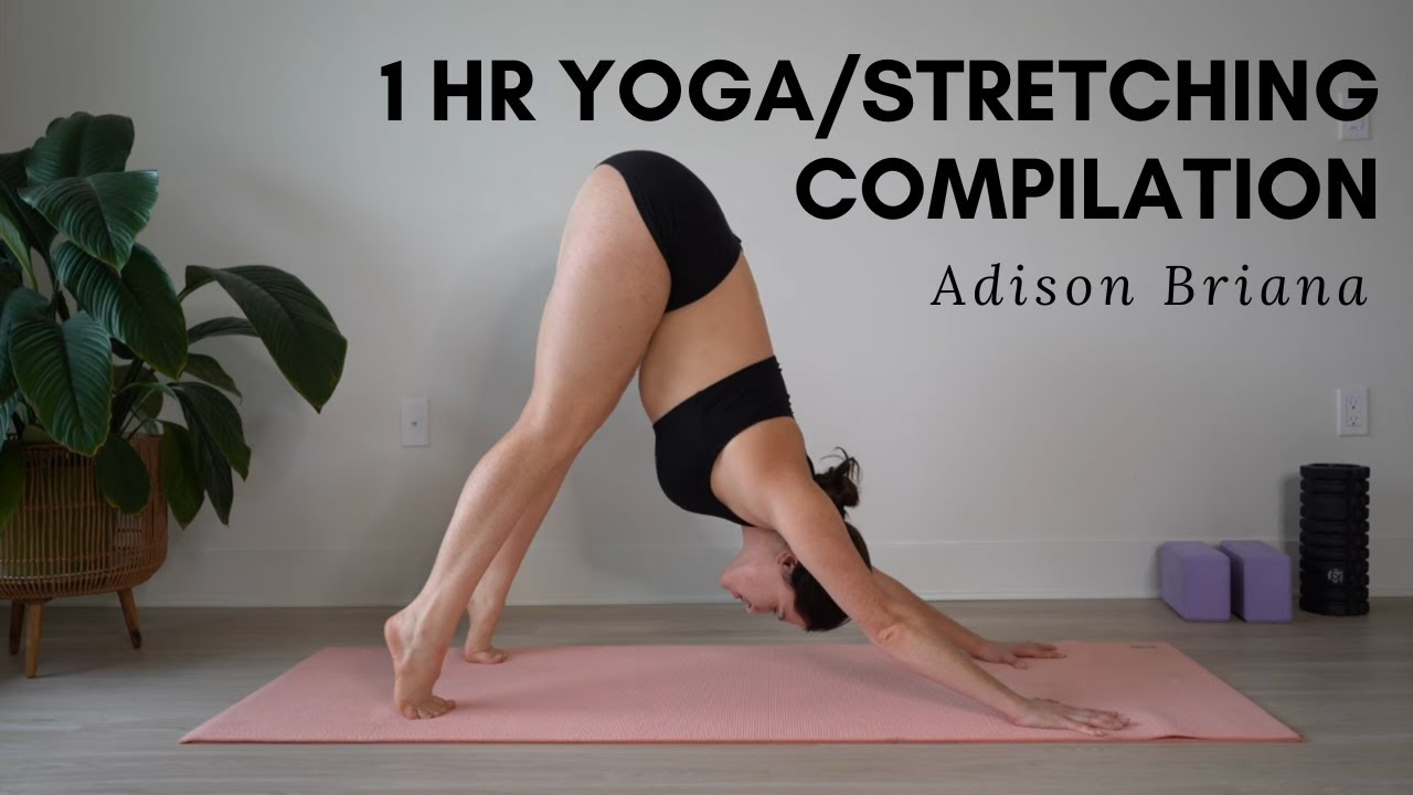 1 Hour Stretching Yoga Compilation – All levels