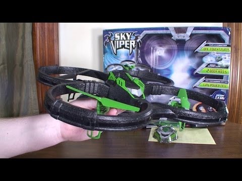 Skyrocket Sky Viper Stunt Quadcopter - Review and Flight (Indoors and Outdoors) - UCe7miXM-dRJs9nqaJ_7-Qww