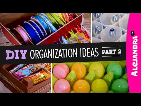 DIY Organization Ideas (Part 2) - UCcvu0uB6SzugED_5FEC7Z0Q