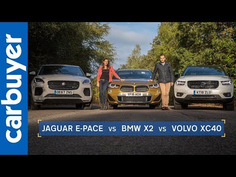Batch & Ginny: BMW X2 vs Jaguar E-Pace vs Volvo XC40 | Small SUVs tested - UCULKp_WfpcnuqZsrjaK1DVw
