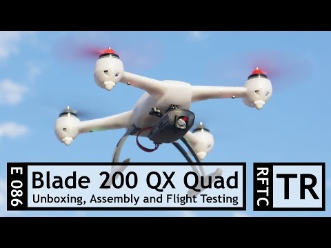 RFTC: Horizon Hobby Blade 200 QX Quadcopter Unboxing, Assembly and Flight Testing - UC7he88s5y9vM3VlRriggs7A