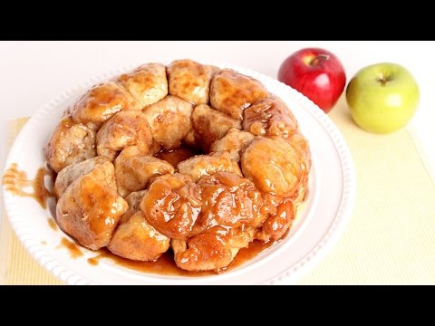 Caramel Apple Monkey Bread Recipe - Laura Vitale - Laura in the Kitchen Episode 974 - UCNbngWUqL2eqRw12yAwcICg