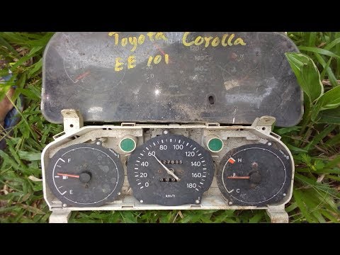 Toyota Corolla Speedometer Restoration |Toyota Corolla EE 101 Speedometer repair - year 1991 - UC7OJJA9sk3SCcatYvhC1_cg