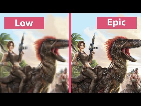 Ark: Survival Evolved – PC Low vs. Medium vs. High vs. Epic Graphics Comparison [60fps][FullHD] - UCy1-UfHBaFlQHDLNU9lYiyQ