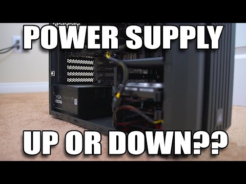 Should you mount your Power Supply up or down? - UCkWQ0gDrqOCarmUKmppD7GQ