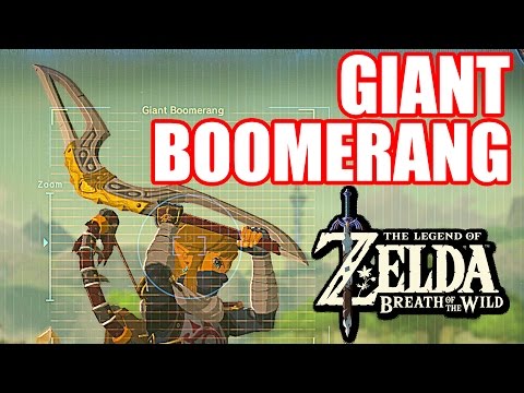 Zelda Breath of the Wild - How To Obtain the GIANT Boomerang! - UCwtnZUOk44DCCFFT6QG6LdA