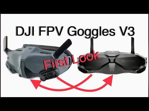 First Look At The DJI V3 FPV Goggles For The Avata FPV Drone. - UCWAZ4WuUEDSfZd4LrTCWj5A