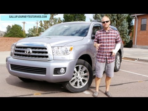 2013 Toyota Sequoia Limited 4x4 Review: large, but in charge? - UCTf22361wD0UinZpoLuHrBg