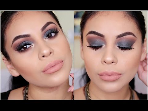 Fall Makeup Tutorial 2016 | Deep Teal Smokey Eyes | JuicyJas - UCqTR5f7YkGro3cPv23SqcqQ