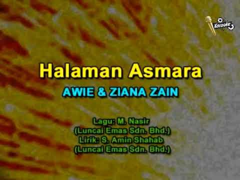 AWIE & ZIANA ZAIN - Halaman Asmara [KARAOKE]