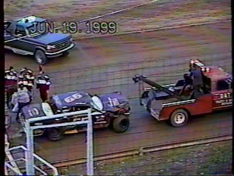 Hidden Valley Speedway June 19th, 1999 Street Stock Feature - dirt track racing video image