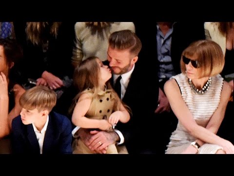 Harper Beckham Steals the Burberry Fashion Show With Her Angelic Face - UCdtXPiqI2cLorKaPrfpKc4g