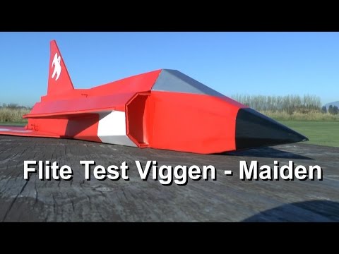 Flite Test FT Viggen - Maiden Flight - UCvrwZrKFfn3fxbkpiSIW4UQ