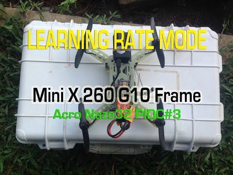 Learning Rate Mode - FPV Trees - Mini X 260 G10 Frame - UCXDPCm6CxZ3GzSrx2VDSMJw