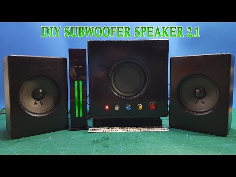 DIY 2.1 Subwoofer Speaker at home - Part 2 - UCFwdmgEXDNlEX8AzDYWXQEg