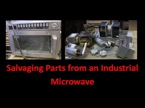 Salvaging Parts from an Industrial Microwave - UCHqwzhcFOsoFFh33Uy8rAgQ