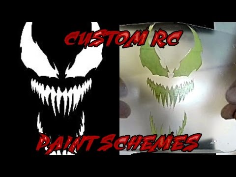 RC Car Paint Stencils - Make Your Own! - Axial Bomber Venom Paint Scheme - UCqPRkuVCNf5HyqrH1x30gkA