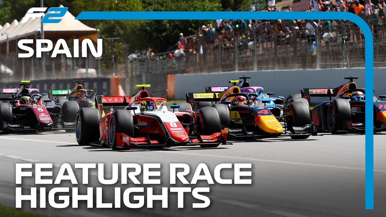 F2 Feature Race Highlights | 2023 Spanish Grand Prix