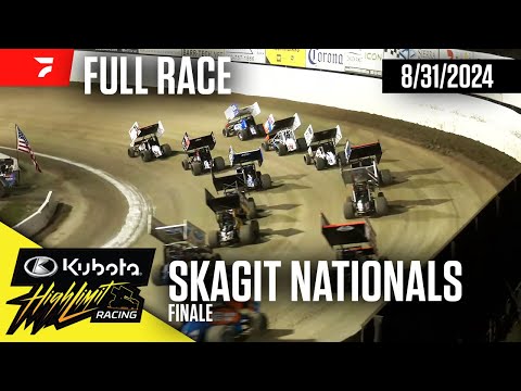 FULL RACE: Kubota High Limit Racing at Skagit Speedway 8/31/2024 - dirt track racing video image