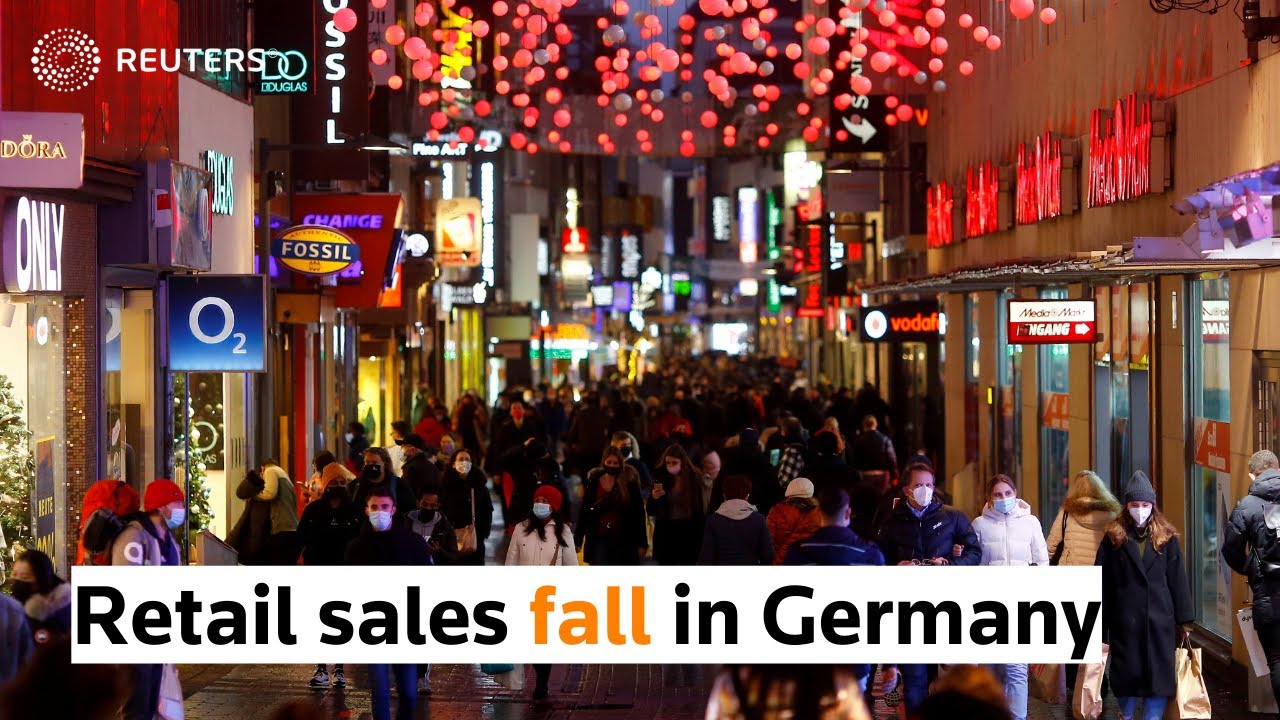 German retail sales fall in October